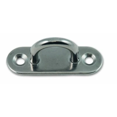 Imagen de Chapuis PLAI3 Lote de 2 pletinas con ojal Acero inoxidable Distancia entre ejes 20 mm Pletina 80 x 26