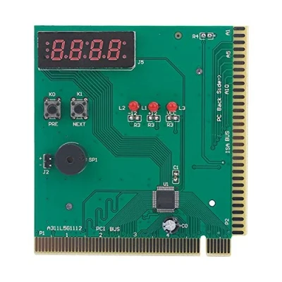 Imagen de Tarjeta de diagnóstico la placa base PC 4 dígitos Analizador computadora POST Tester para PCI e ISA Pr