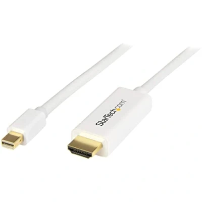 Imagen de Startech.com Cable Conversor Mini Displayport A Hdmi De 2m Color Blanco Ultra Hd 4k Convertidor Vídeo