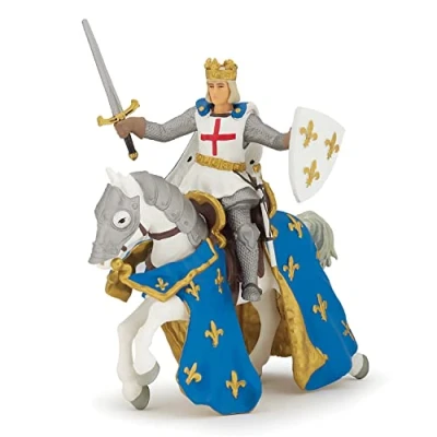 Imagen de Papo San Luis y su Caballo Figurita, Multicolor (39841)