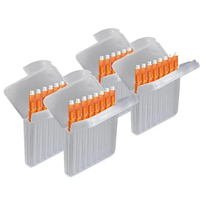 Imagen de JB White 32 piezas Filtros de cerumen para audífonos compatible con Starkey Hear Clear y Kind evo/evoR altura: 1,5 mm diámetro 1,7 mm, naranja