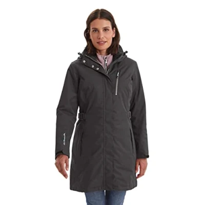 Imagen de killtec Alisi Parka Funcional con Capucha Desmontable, Mujer, Negro, 42