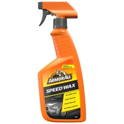 Imagen de ARMOR ALL Spray Cera Rápida 500ML Brillo y Protección Instantánea, Potencia el Color del Vehículo, Elimina Suciedad Marcas de Agua, Aplicable en Superficies Mojadas o Secas, Seguro para Cristales