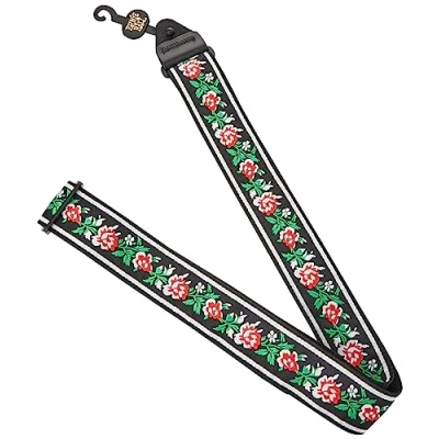 Imagen de Ernie Ball Correa para guitarra, jacquard, diseño de rosas (Winter Rose)