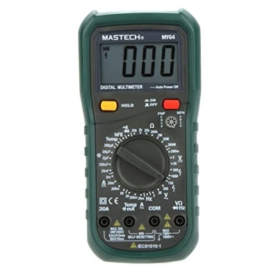 Imagen de MASTECH my64 multímetro digital DMM Frecuencia de capacitancia medidor temperatura probador w/prueba HFE