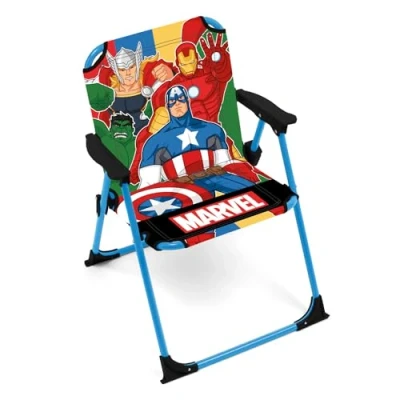 Imagen de ARDITEX AV15945 Silla Plegable con Brazos de 38x32x53cm Marvel Vengadores
