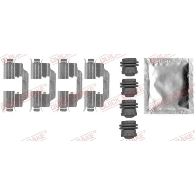 Imagen de QUICK BRAKE 109 0012 Kit de accesorios, pastillas frenos OPEL: Mokka / X