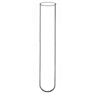 Imagen de Labasics Tubos de Ensayo Fondo Redondo Vidrio Borosilicato, 30 mm OD x 165 Longitud (Paquete 15)