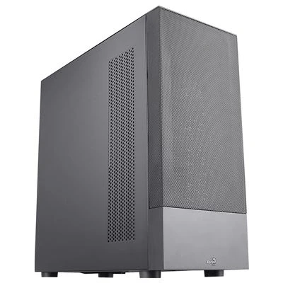 Imagen de Aerocool CIPHERBKV1, Caja PC ATX, Montaje Vertical GPU, Frontal Mesh + Rejilla Lateral, Negro