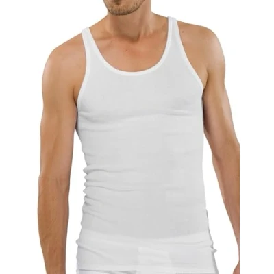 Imagen de Schiesser Camiseta Interior sin Mangas para Hombre, Pack de 2, Talla 48, Color Blanco