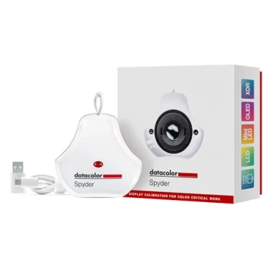 Imagen de Datacolor Spyder Farb Management für Anfänger und Profis Farbkalibrierung Online Content Digitale Designs Benutzerfreundliches Farbmessgerät zur Monitorkalibrierung Profilerstellung