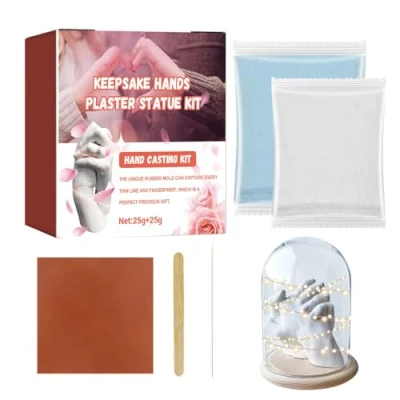 Imagen de Youding Hand Mold Casting Kit Plaster Sculpture Foot for Family and