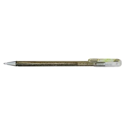 Imagen de Pentel Hybrid Dual Metallic Rollers de tinta gel metálico pastel K110, plata + cobre y verde metálico, juego 12 unidades