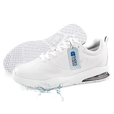 Imagen de Shoes for Crews Zapatos Revolution II Cómodos de Trabajo con Suela Antideslizante, Tripguard, Resistentes al Agua, Ultraligeros, Veganos para Mujeres