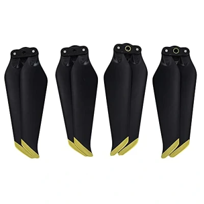 Imagen de 2 Pares de Helices RC Drone, Hélices Liberación Rápida Reductoras Ruido Compatibles con dji Mavic Pro/Zoom(Borde Dorado)