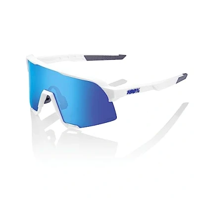 Imagen de Gafas de Ciclismo 100% S3 Performance, Blanco/Azul, Lente Azul