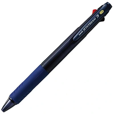 Imagen de Uni bolígrafo Jetstream 3 color negro, ransparent Navy