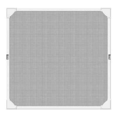 Imagen de Schellenberg 50747 Mosquitera para Ventana magnetica, Montaje rápido sin taladrar, Blanca, con perfiles de plástico Muy Flexibles, 120 x cm