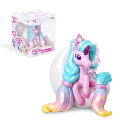 Imagen de Galupy Rainbow Unicorn Collector Edition Dreamy Unicornio de Juguete para coleccionar, Figuras con alas Purpurina y Cristal Swarovski