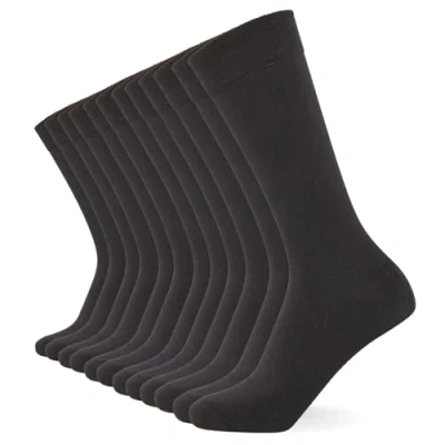 Imagen de FM London (Pack de 10) Calcetines Hombre, Socks para Gris Antracita, 39 46 EU