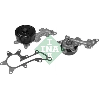 Imagen de INA 538 0550 10 Bomba de agua con polea junta para accionamiento correa poli V TOYOTA: Yaris III Hatchback, Auris Familiar
