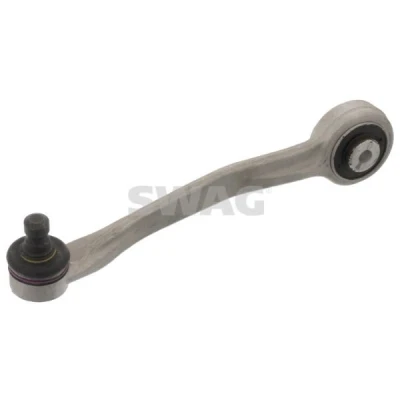 Imagen de SWAG 30 10 3473 Barra oscilante, suspensión de ruedas con apoyo Eje delantero, izquierda, arriba, posterior Brazo oscilante transversal Aluminio 16