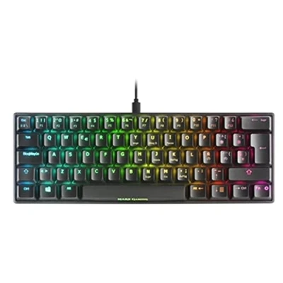 Imagen de Mars Gaming MKMINIRPT, Teclado Mecánico Ultra Compacto, Full RGB Chroma, Switch OUTEMU PRO Rojo, Negro, Idioma Portugués