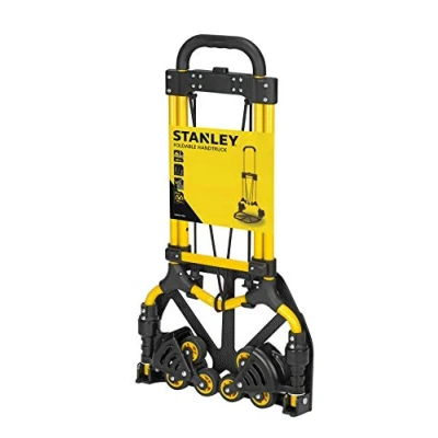 Imagen de Stanley SXWTD FT584 Carrito con escalera plegable, 3 ruedas por lado, capacidad de carga 60 kg