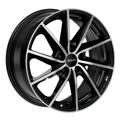 Imagen de ALUTEC 4Taladro(s) 16in 100mm Llanta de aleación SINGA negro frontal lacado SIN60643L63 1