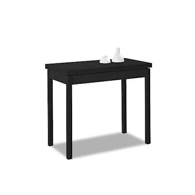 Imagen de ASTIMESA Tipo Libro Mesa de Cocina, Negro, 80 x 40 cm a