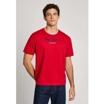Imagen de Pepe Jeans EGGO Camiseta estampada, Hombre, Talla: XL, Ruby red