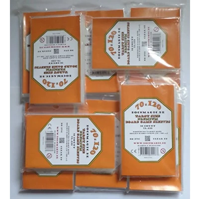 Imagen de docsmagic.de 500 Premium Tarot Size Board Game Sleeves 72 x 122 10 Packs Oversize 70 120