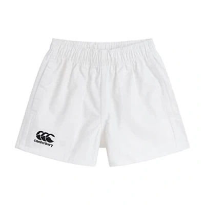 Imagen de Canterbury Pantalones Cortos Profesionales de algodón para niño, Rugby, cordón Interior y Bolsillos, Rugby Gimnasio Entrenamiento