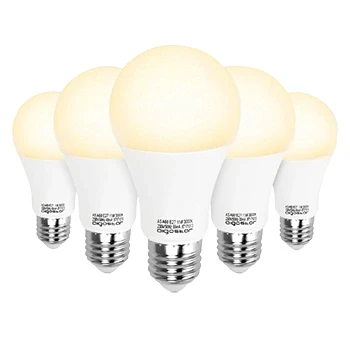 Imagen de Aigostar Bombilla LED E27 11W, Luz calida 3000K, 1060 lm, Ángulo 280, A60 no regulable Pack de 5