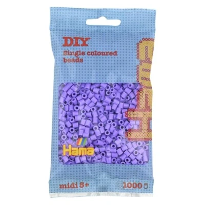 Imagen de Hama Sachet 1000 perles 45 Mauve Actividades Creativas, Multicolor (161 00207.45)