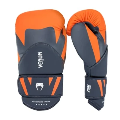 Imagen de Venum Challenger 4.0 Guantes de Boxeo, Naranja y Azul Marino