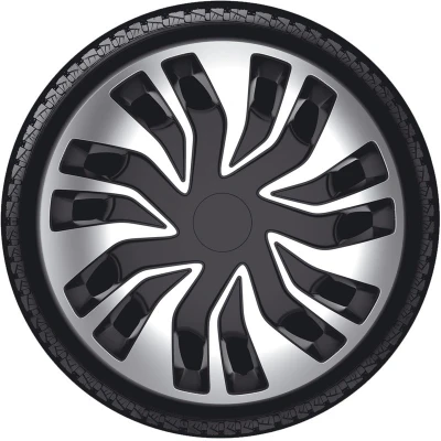 Imagen de AutoStyle PP 5296 Tapacubos 16in negro/plata