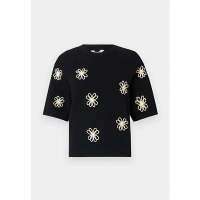 Imagen de Object Objlaney Rubin Pullover Jersey de punto black/sandshell, Mujer, Talla: XS, Black/sandshell