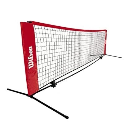 Imagen de Wilson Red de tenis WRZ2571 Ez para principiantes, 3 m, roja