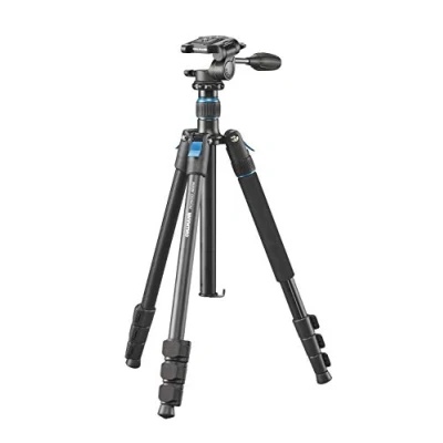 Imagen de Trípode integral Cullmann Rondo 460M RW20 con cabezal de 3 vías, capacidad carga 4 kg, tamaño paquete 43,5 cm, altura extensión 157,5 cm