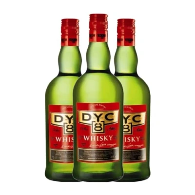 Imagen de Whisky Blended DYC 8 Años 70 cl (Caja de 3 Botellas cl)