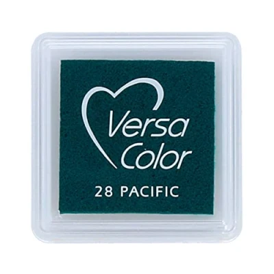 Imagen de Tsukineko ToyCentre Pigmento VersaColor Inkpad 1&quot; Cubo Pacifico, 1.34x1.34x1.33 Inches