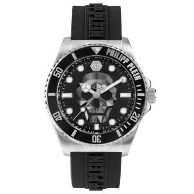 Imagen de Philipp Plein Reloj Analógico para Hombres de Cuarzo con Correa en Silicona 7630615119236