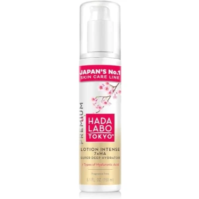 Imagen de Hada Labo Tokyo Lotion Intense Crema Facial Con Acido Hialuronico 150 ml Loción La Consistencia De Un Gel Ligero Hidratante Antiarrugas Mujer Cuidado