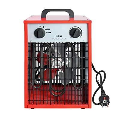 Imagen de UISEBRT Calefactor eléctrico de 3 kW, 220 V, con termostato y 4 niveles calor (3 kW)
