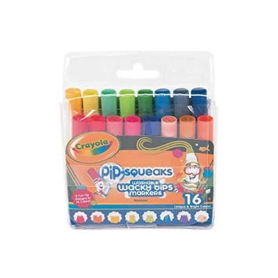 Imagen de Crayola 16 rotuladores con Puntas diversas y Tinta Lavable (58 8709)