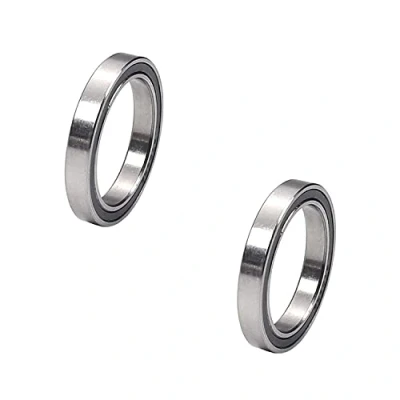Imagen de Othmro 6704 2RS Rodamientos profundos del surco 20x27x4mm Rodamiento doble de cromo alto carbono acero (GCr15) guía rodillos 2pcs