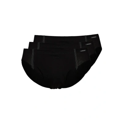 Imagen de Schiesser Essentials Supermini 3 pack Braguitas black, Hombre, Talla: Small, black