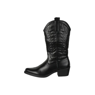 Imagen de Elara Botas de Vaquero Mujer Estilo Motero Chunkyrayan 301 A32 Black 39
