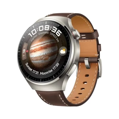 Imagen de HUAWEI Watch 4 Pro Smartwatch, Cristal Curvo 3D, Controla Tu Salud, Llamadas Móviles Esim, duración de Batería hasta 21 días, Compatible con Android e iOS, Versión Española, Marrón